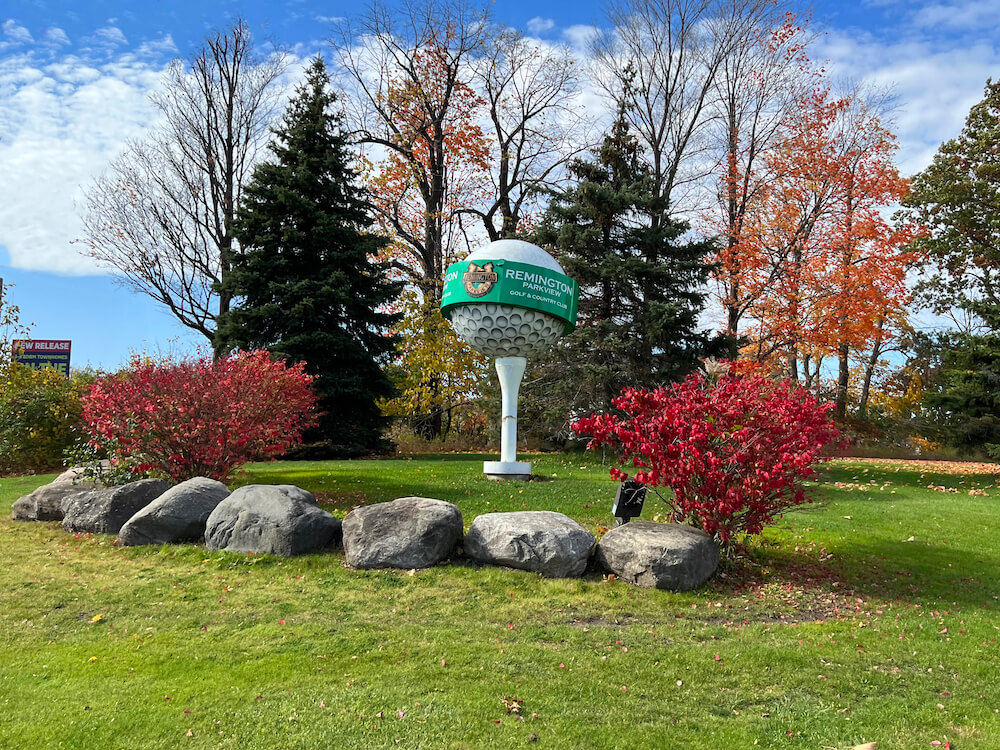 Golf course in Armdale neighbourhood