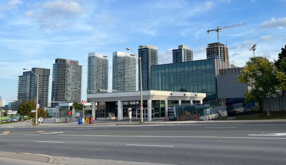 subway station in Bayview village neighbourhood