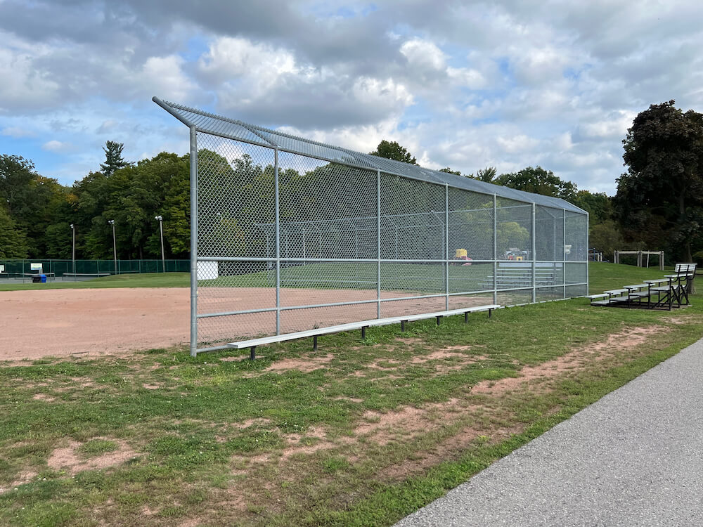 baseball diamond in Bayview Woods Steels neighbourhood