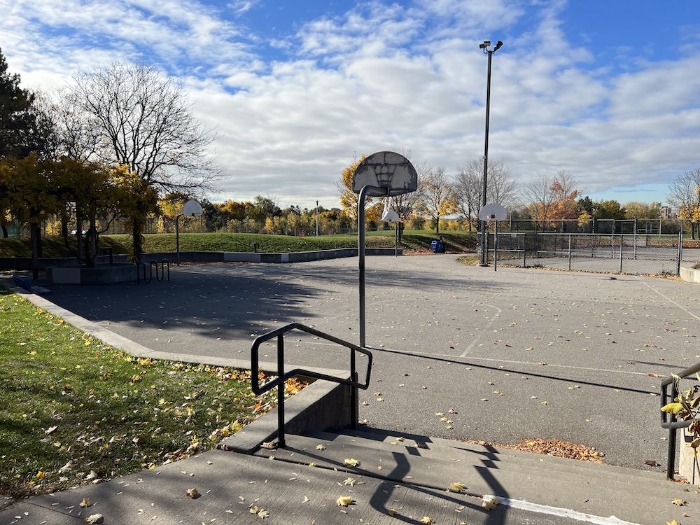 basketball court in Brookhaven Amesbury neighbourhood