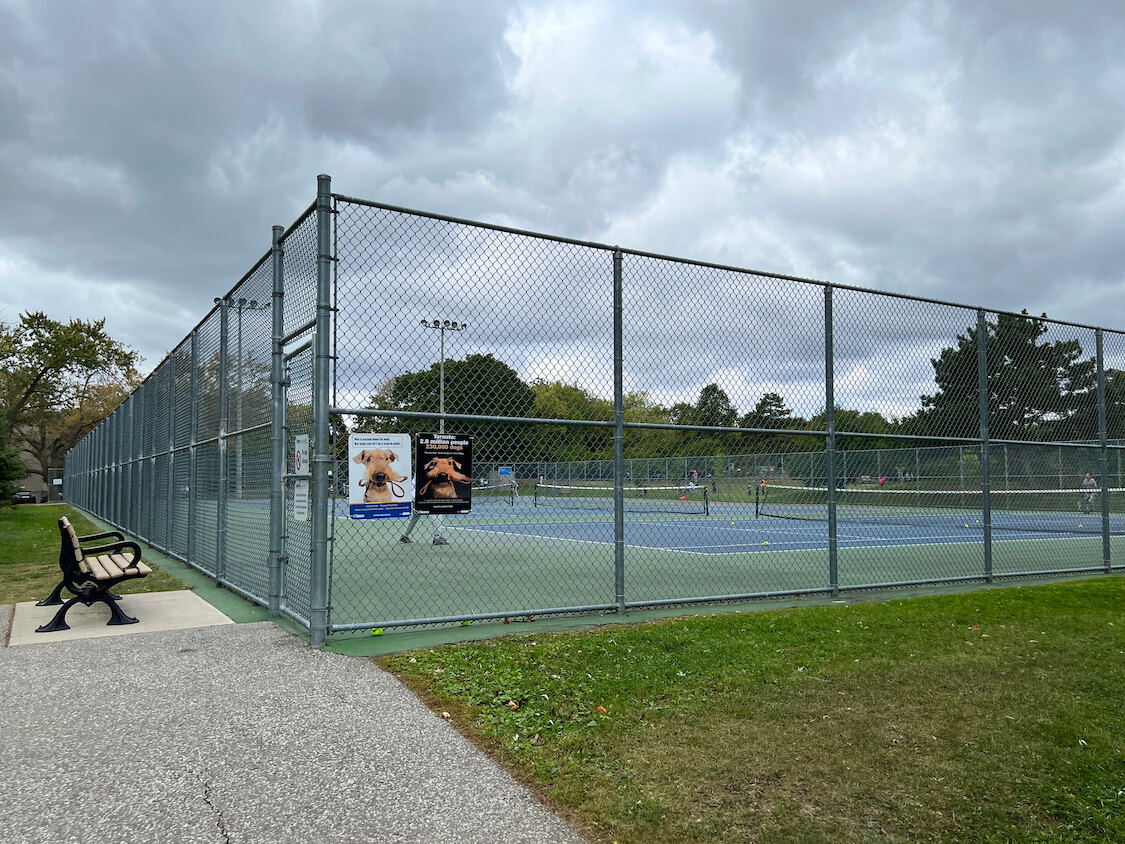 Tennis court in Cedarvale Neighbourhood