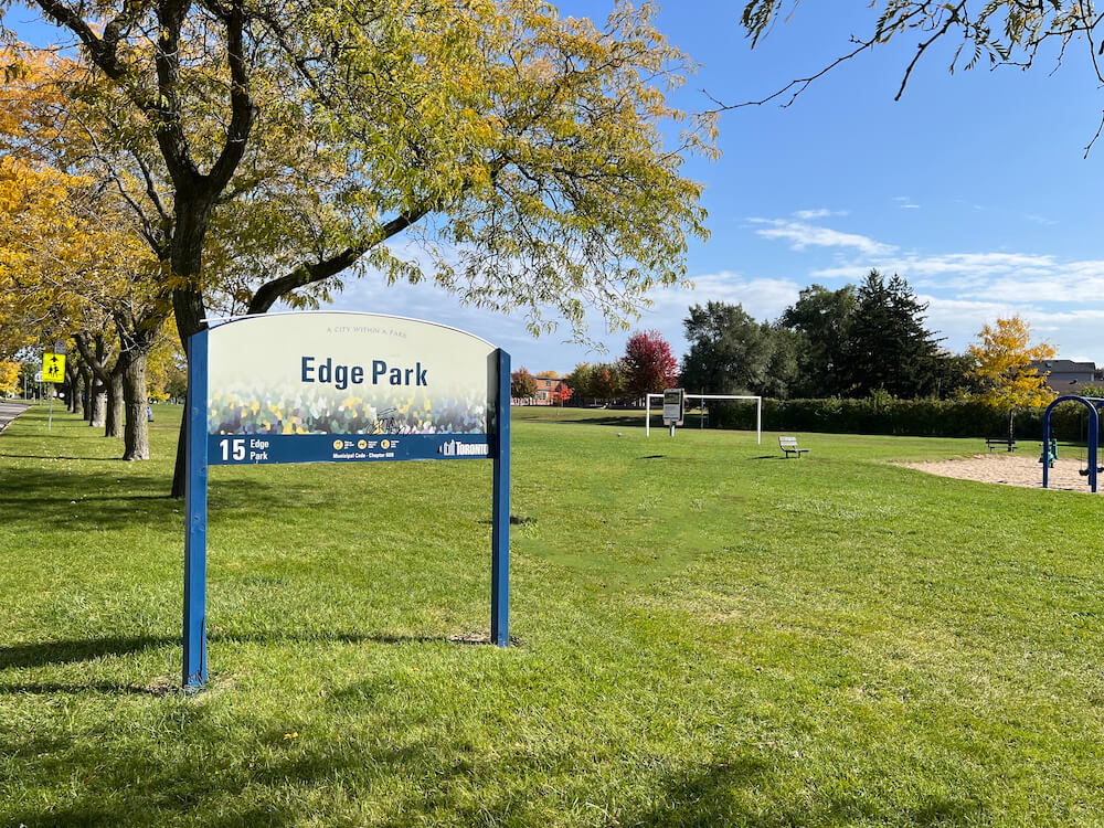 park in Clairlea-Oakridge neighbourhood