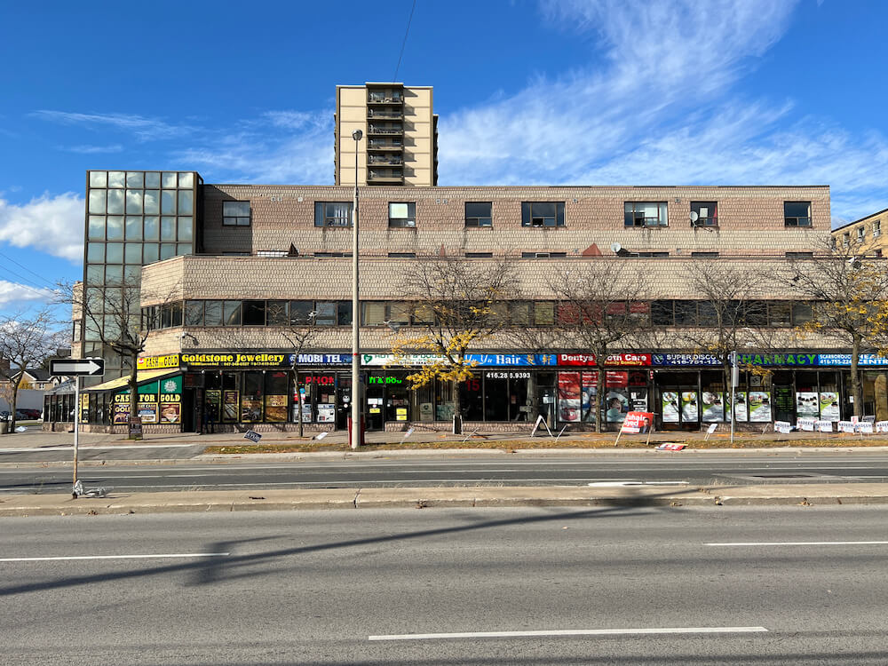 shops in Dorset Park neighbourhood