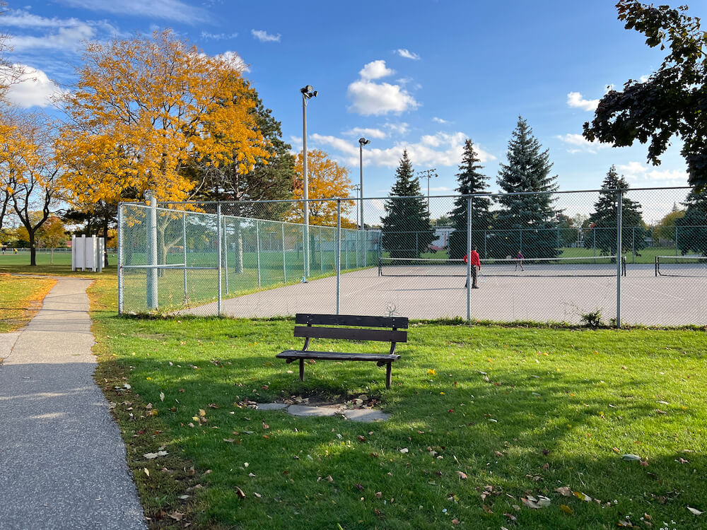 park in Dorset Park neighbourhood