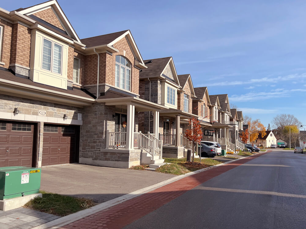 townhome in Downtown Ajax neighbourhood