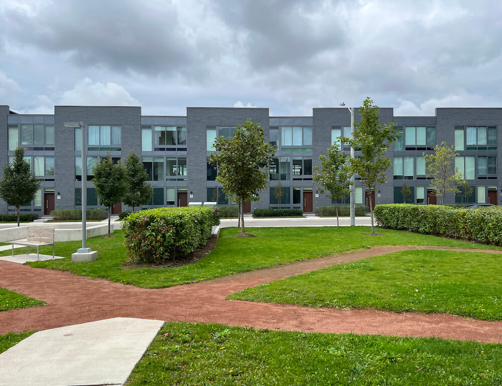 townhouse in Flemingdon neighbourhood