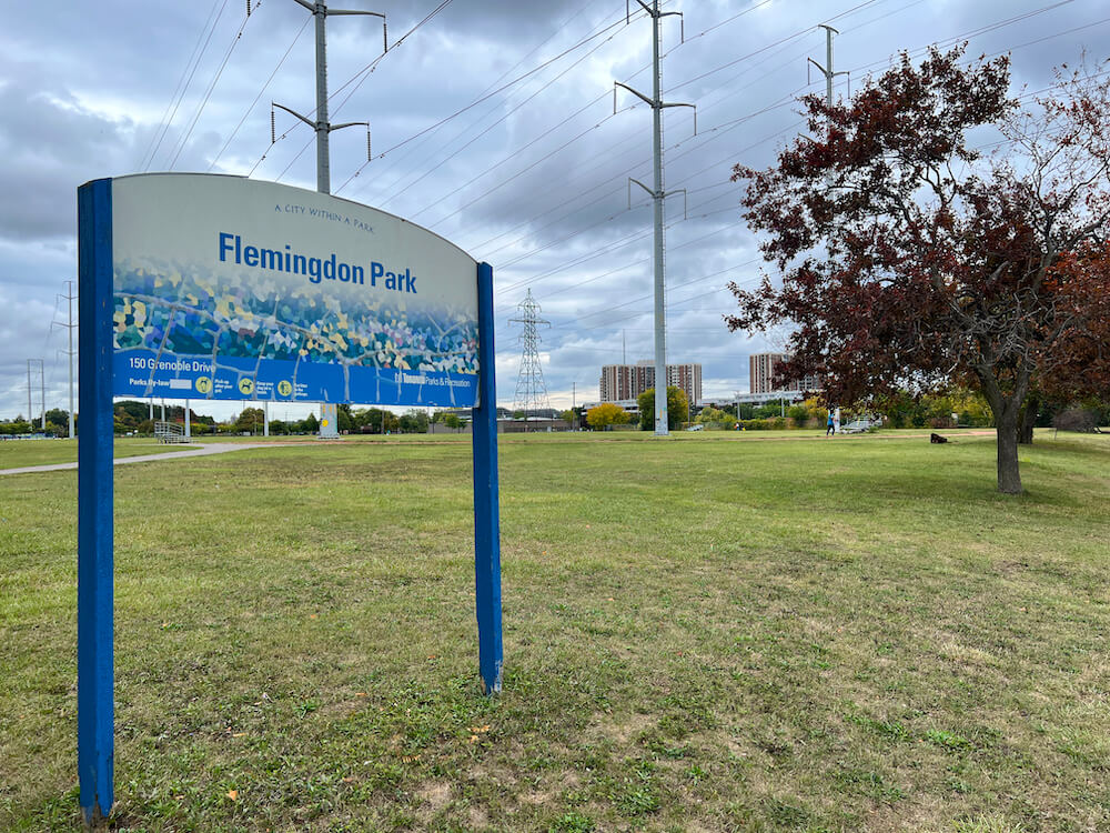 park in Flemingdon neighbourhood