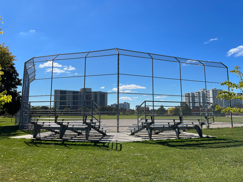 baseball diamond in Herny Farm neighbourhood