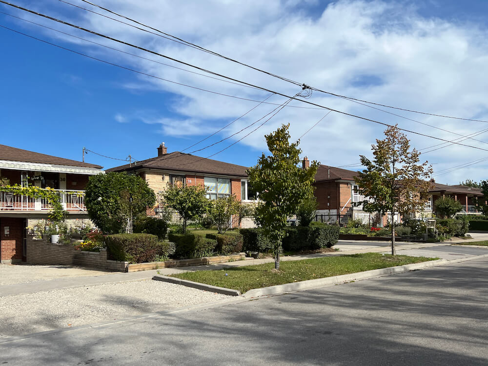 homes in Humber Steeles Industrial neighbourhood