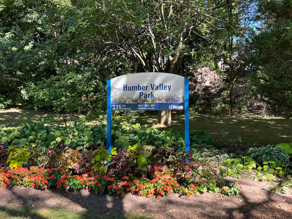 park in Humber Valley neighbourhood