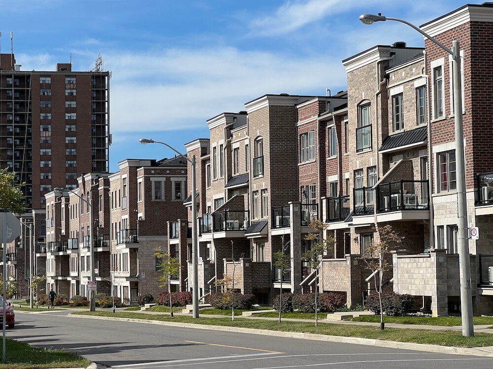 townhomes in Humberlea neighbourhood