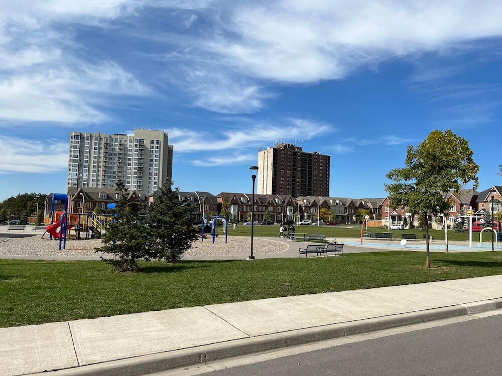 park in Humberlea neighbourhood