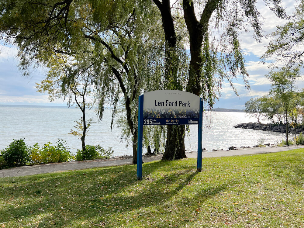 park in Long Branch neighbourhood