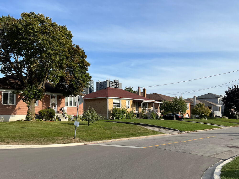 street in Maple Leaf Drive neighbourhood