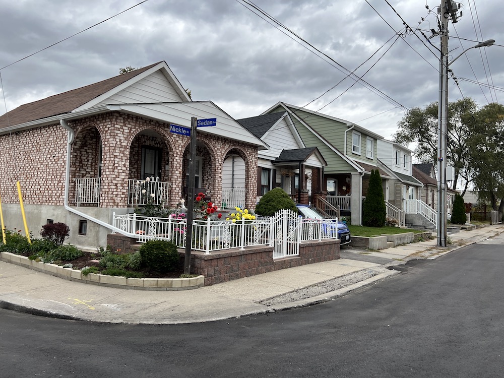 houses in Mount Dennis neighbourhood