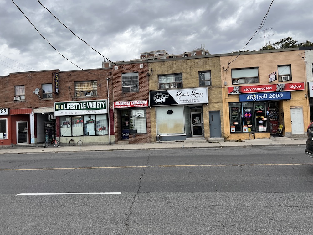 shops in Mount Dennis neighbourhood