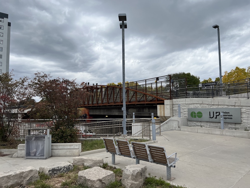 up tracks in Mount Dennis neighbourhood