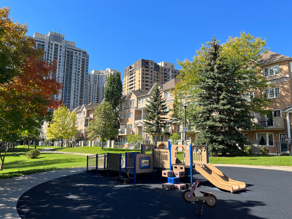 playground in Newtonbrook neighbourhood