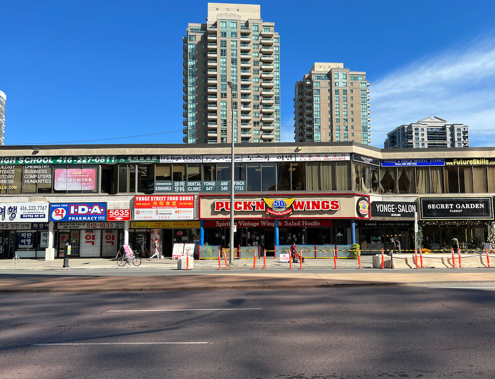 shops in Newtonbrook neighbourhood