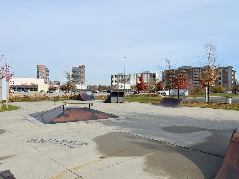 skate park in Pickering Beach neighbourhood