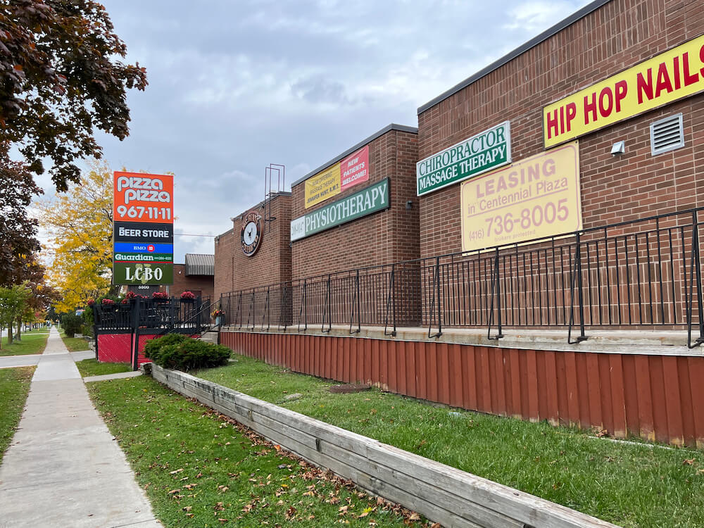 Shops in Port Union neighbourhood