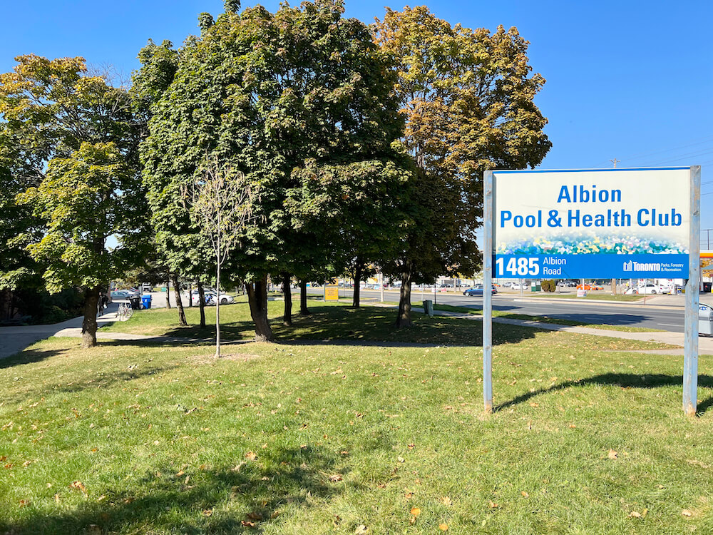 park in Rexdale neighbourhood