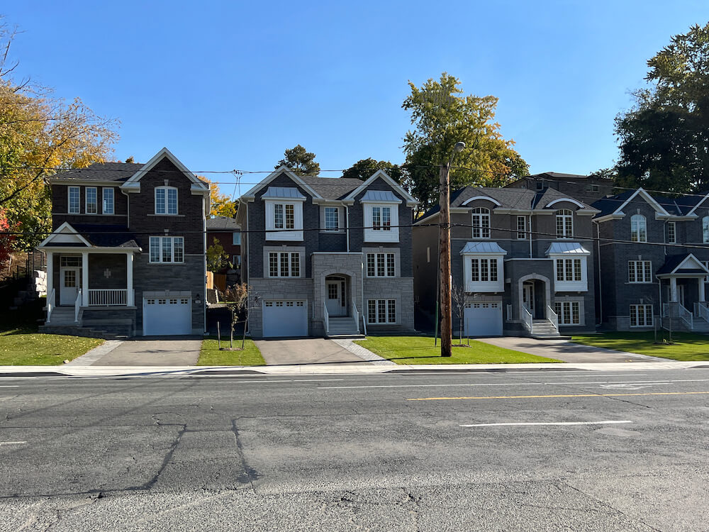 homes in Rexdale neighbourhood