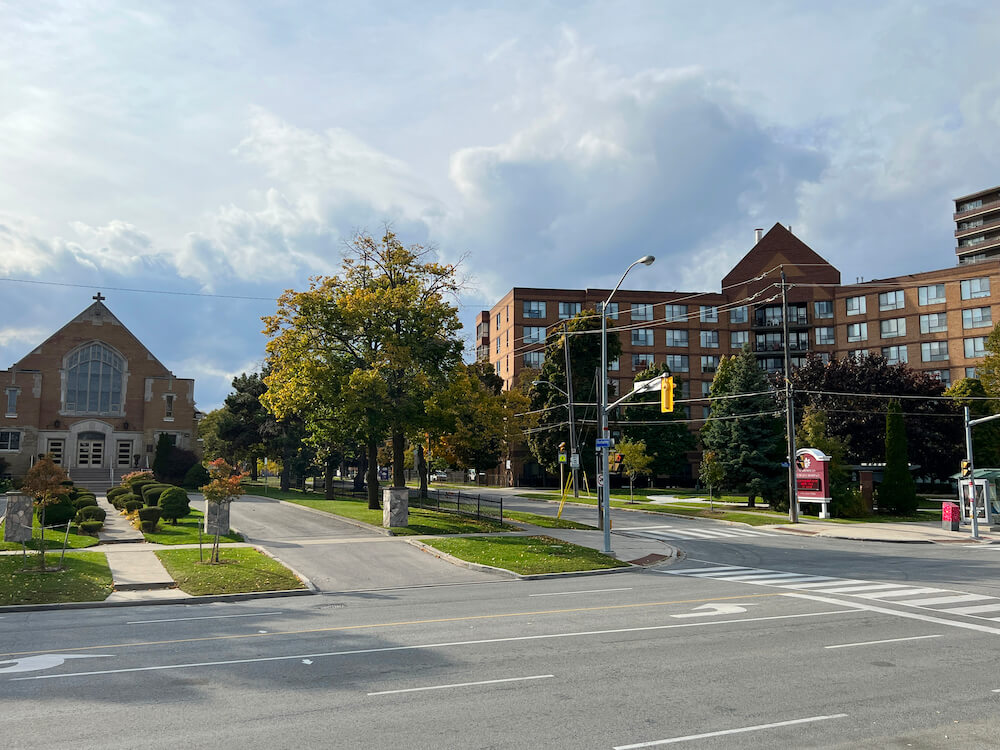 street in Scarborough Village neighbourhood