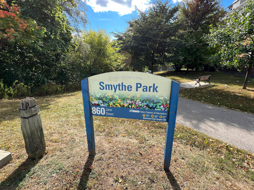 park in the Syme neighbourhood