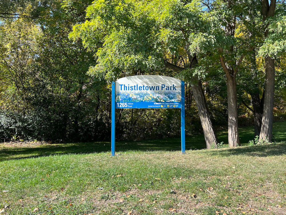 park in Thistletown neighbourhood