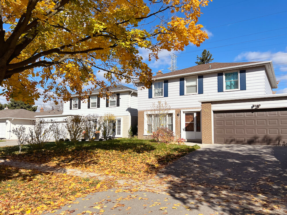 houses in Woodbine neighbourhood