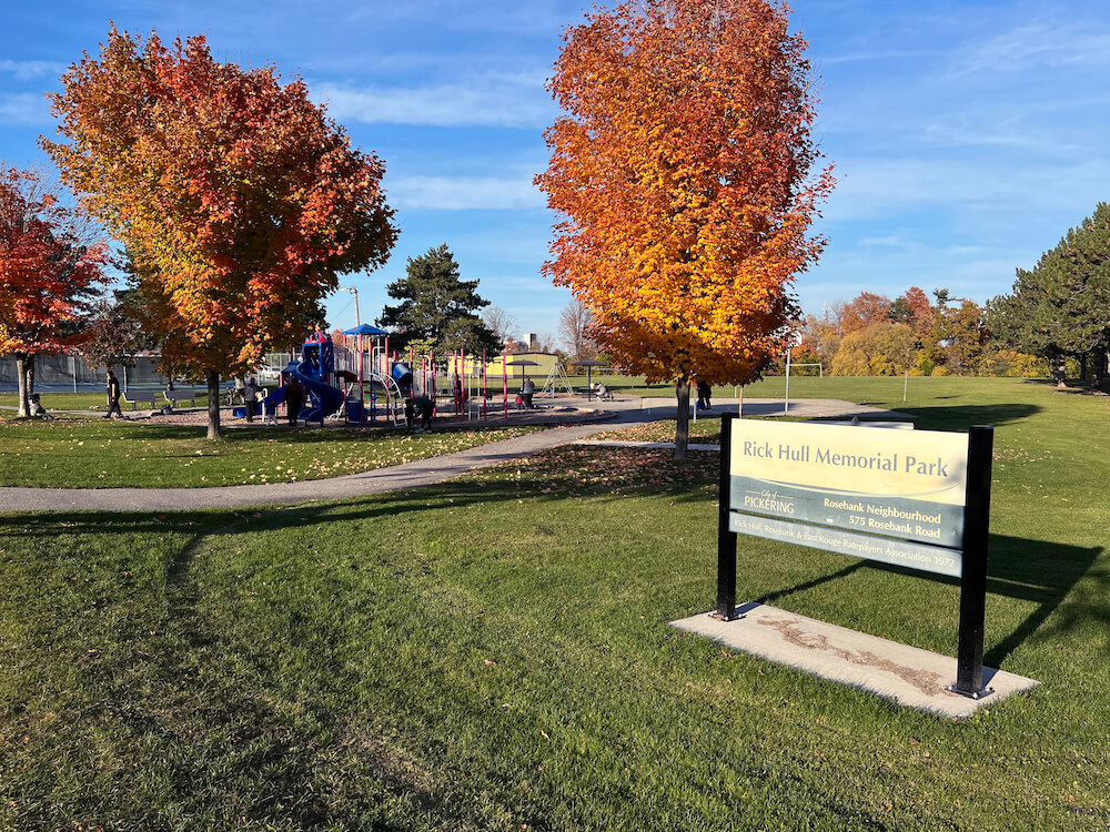 park in Rosenbank neighbourhood