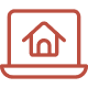 Real Estate App House Laptop