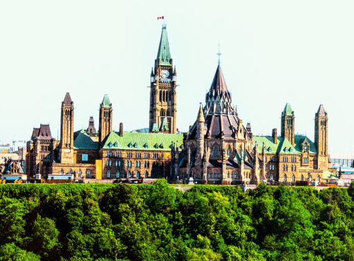 Parliament Hill in Ottawa, Ontario