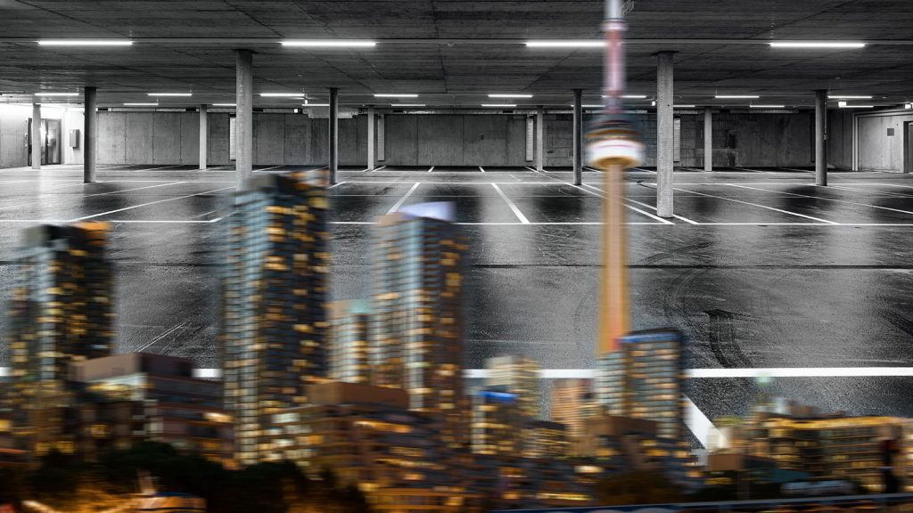 Parking lot in Condo in Toronto