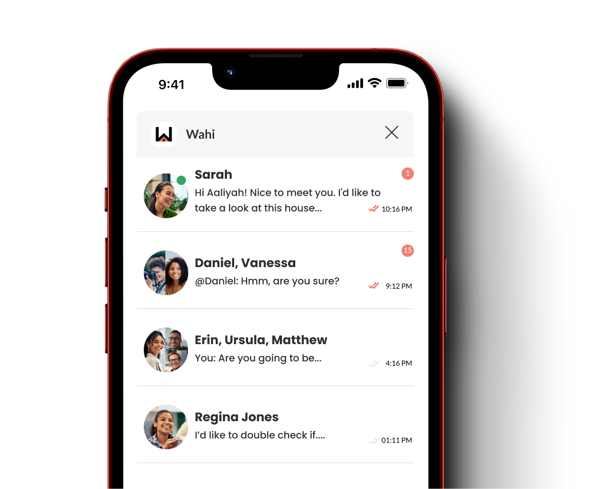 In-App Chat & Scheduling