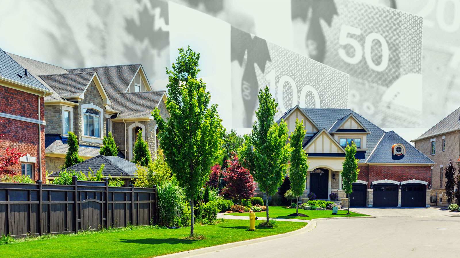 An image of a Canadian neighbourhood.