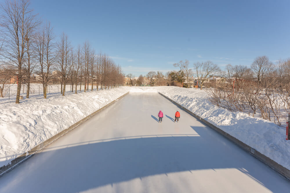 artifical ice rink