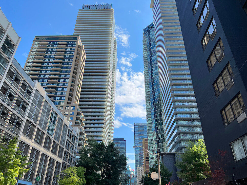high rise apartment buildings